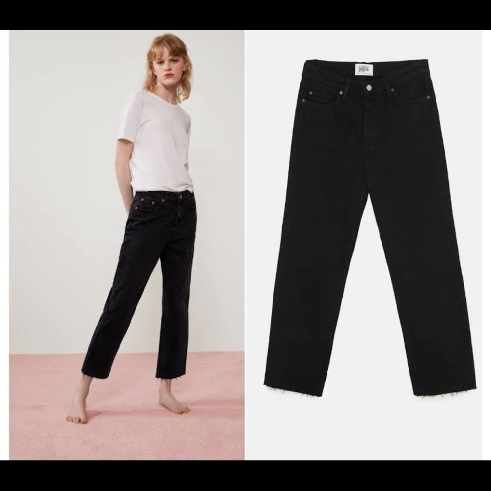 Black zara jeans